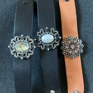 Leather Bracelet Lot